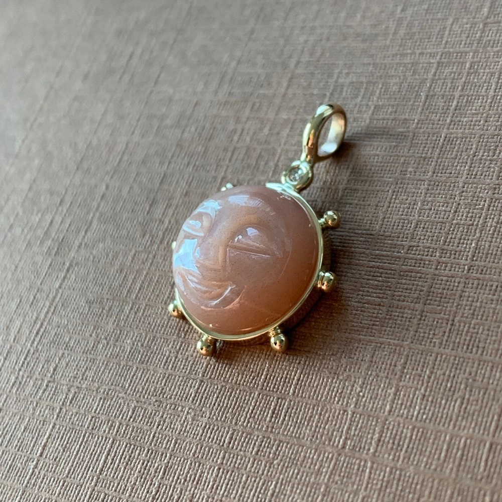 Real diamond pendant